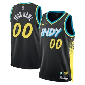 Sofisticato Trendy Indiana Pacers Nike Unisex 2023/24 Custom Swingman Jersey Black City Edition