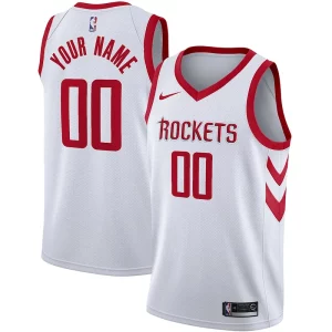 Gorgeous Raffinato Fantastico Houston Rockets Nike Swingman Custom Jersey Association Edition White