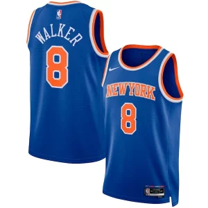 Attraente Carino Incantevole Kemba Walker New York Knicks Nike Unisex Swingman Jersey Icon Edition Blue