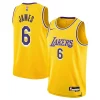 Prestigioso Pratico LeBron James Los Angeles Lakers Nike Youth Swingman Jersey Icon Edition Gold