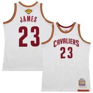Comodo LeBron James Cleveland Cavaliers 2015/16 Hardwood Classics Authentic Jersey White
