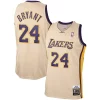 Lussuoso Comodo Classico Men's Los Angeles Lakers Kobe Bryant Gold 2008 09 Hardwood Classics Authentic Player Jersey