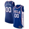 Magnifico Philadelphia 76ers Nike Custom Authentic Jersey Icon Edition Royal
