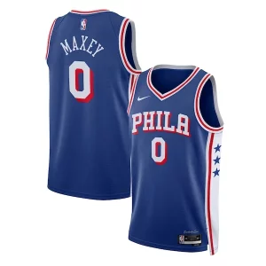 Duraturo Moderno Tyrese Maxey Philadelphia 76ers Nike Unisex Swingman Jersey Icon Edition Royal