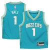 Classico Magnifico LaMelo Ball Charlotte Hornets Jordan Brand Preschool 2023/24 Swingman Replica Jersey City Edition Teal