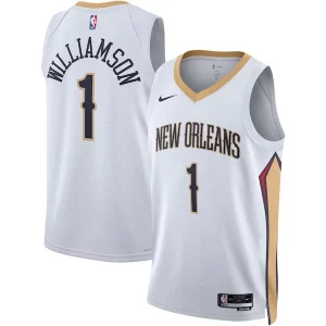 Meraviglioso Comodo Zion Williamson New Orleans Pelicans Nike Unisex Swingman Jersey Association Edition White/Navy