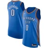 Eccezionale Carino Russell Westbrook Oklahoma City Thunder Nike Authentic Player Jersey Icon Edition Blue
