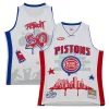 Duraturo Detroit Pistons x Tats Cru Hardwood Classics Fashion Jersey White