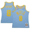 Gorgeous Men's Los Angeles Lakers Kobe Bryant Powder Blue 2001/02 Hardwood Classics Authentic Player Jersey