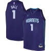 Versatile LaMelo Ball Charlotte Hornets Jordan Brand Youth Swingman Jersey Statement Edition Purple