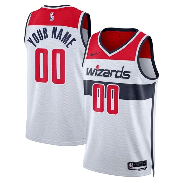 Meraviglioso Sofisticato Washington Wizards Nike Unisex Swingman Custom Jersey White Association Edition