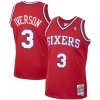 Resistente Elegante Delizioso Allen Iverson Philadelphia 76ers 2001/02 Hardwood Classics Swingman Jersey Red