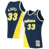 Magnifico Antonio Davis Indiana Pacers 1996/97 Hardwood Classics Swingman Jersey Navy