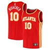 Classico Delizioso Accattivante Zaccharie Risacher Atlanta Hawks Youth 2024 NBA Draft Fast Break Player Jersey Icon Edition Red