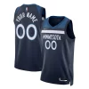 Comodo Minnesota Timberwolves Nike 2021/22 Diamond Swingman Custom Jersey Icon Edition Navy