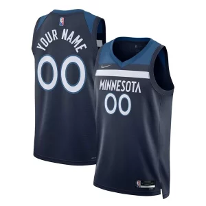 Comodo Minnesota Timberwolves Nike 2021/22 Diamond Swingman Custom Jersey Icon Edition Navy