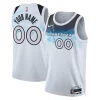 Gorgeous Magnifico Elegante Minnesota Timberwolves Nike Unisex 2024/25 Custom Swingman Jersey City Edition White