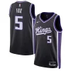 Attraente De'Aaron Fox Sacramento Kings Nike Unisex Swingman Jersey Icon Edition Black/White