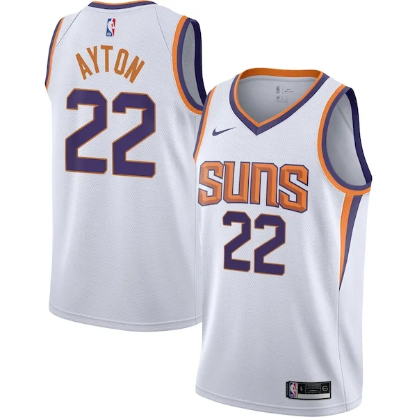 Ottimo Deandre Ayton Phoenix Suns Nike Youth Swingman Jersey Association Edition White/Purple