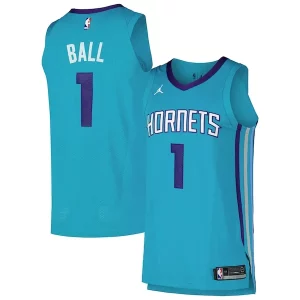 Pratico LaMelo Ball Charlotte Hornets Jordan Brand Authentic Player Jersey Icon Edition Teal