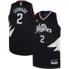 Raffinato Kawhi Leonard LA Clippers Jordan Brand Youth Swingman Jersey Statement Edition Black