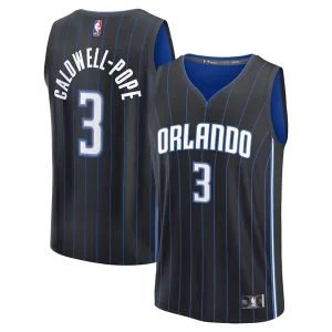 Fantastico Lussuoso Accattivante Kentavious Caldwell Pope Orlando Magic Youth Fast Break Replica Player Jersey Icon Edition Black