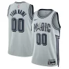 Gorgeous Magnifico Duraturo Orlando Magic Nike Unisex 2024/25 Custom Swingman Jersey City Edition Silver