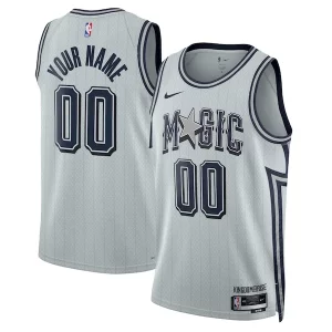 Gorgeous Magnifico Duraturo Orlando Magic Nike Unisex 2024/25 Custom Swingman Jersey City Edition Silver