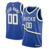 Fascinante Milwaukee Bucks Nike Unisex 2024/25 Custom Swingman Jersey City Edition Royal