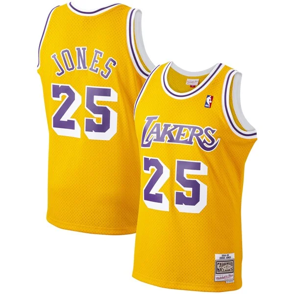 Incantevole Carino Lussuoso Ed Jones Los Angeles Lakers 1994/95 Hardwood Classics Swingman Jersey Gold