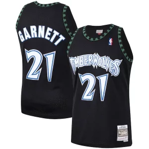 Classico Gorgeous Kevin Garnett Minnesota Timberwolves Hardwood Classics Swingman Jersey Black/White