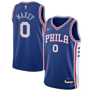 Trendy Eccezionale Fantastico Tyrese Maxey Philadelphia 76ers Nike Youth Swingman Jersey Icon Edition Royal