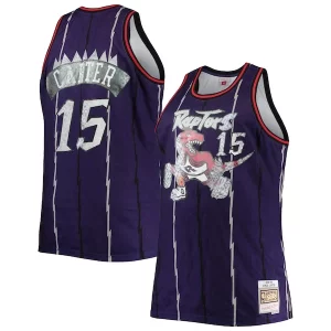 Raffinato Lussuoso Stupendo Vince Carter Toronto Raptors Big & Tall 1998/99 NBA 75th Anniversary Diamond Swingman Jersey Purple