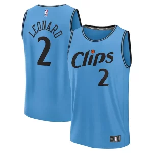 Meraviglioso Splendido Kawhi Leonard LA Clippers 2024/25 Fast Break Player Jersey City Edition Light Blue