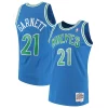 Pratico Stupendo Kevin Garnett Minnesota Timberwolves 1995/96 Hardwood Classics Swingman Jersey Blue