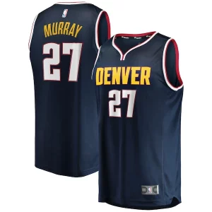 Accattivante Cool Jamal Murray Denver Nuggets 2019/20 Fast Break Replica Player Jersey Icon Edition Navy