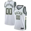 Elegante Milwaukee Bucks Nike 2020/21 Swingman Custom Jersey Association Edition White