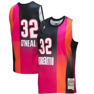 Sofisticato Magnifico Shaquille O'Neal Miami Heat 2005/06 Hardwood Classics Fadeaway Swingman Player Jersey Pink/Black