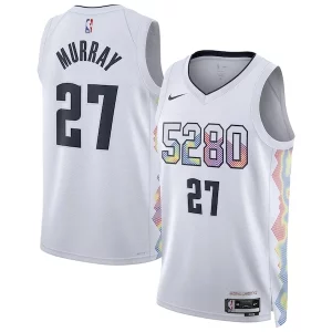 Sofisticato Jamal Murray Denver Nuggets Nike Unisex 2024/25 Swingman Player Jersey City Edition White