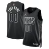 Raffinato Gorgeous Brooklyn Nets Jordan Brand Unisex 2022/23 Swingman Custom Jersey Statement Edition Black