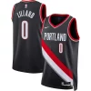 Raffinato Accattivante Resistente Damian Lillard Portland Trail Blazers Nike Unisex Swingman Jersey Icon Edition Black/White
