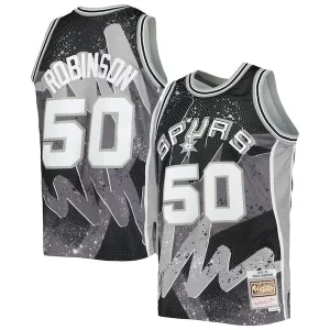Robusto David Robinson San Antonio Spurs Hardwood Classics 1998/99 Hyper Hoops Swingman Jersey Black