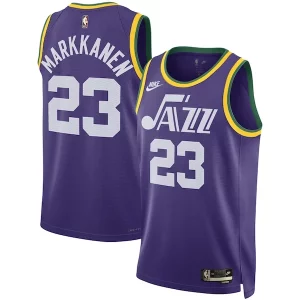 Ottimo Trendy Stupendo Lauri Markkanen Utah Jazz Nike Unisex 2023/24 Swingman Replica Jersey Classic Edition Purple