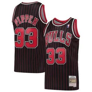 Magnifico Prestigioso Scottie Pippen Chicago Bulls Hardwood Classics Swingman Jersey Black
