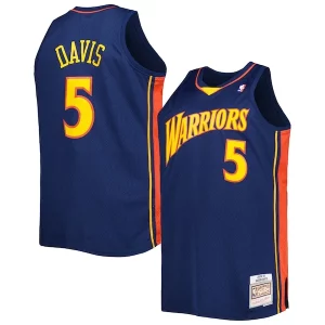 Elegante Baron Davis Golden State Warriors Big & Tall Hardwood Classics 2006/07 Swingman Jersey Navy