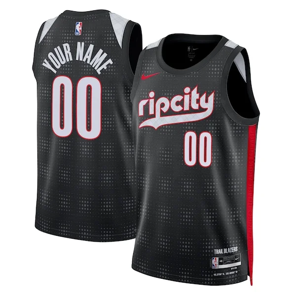 Splendido Fantastico Portland Trail Blazers Nike Unisex 2024/25 Custom Swingman Jersey City Edition Black