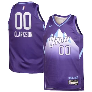 Accattivante Gorgeous Fascinante Jordan Clarkson Utah Jazz Nike Youth 2024/25 Swingman Player Jersey City Edition Purple