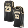 Stupendo Versatile LeBron James Los Angeles Lakers Nike Unisex Select Series Swingman Jersey Black