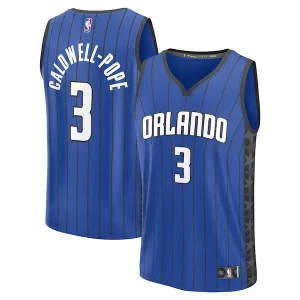 Magnifico Bellissimo Fantastico Kentavious Caldwell Pope Orlando Magic Fast Break Replica Player Jersey Statement Edition Blue