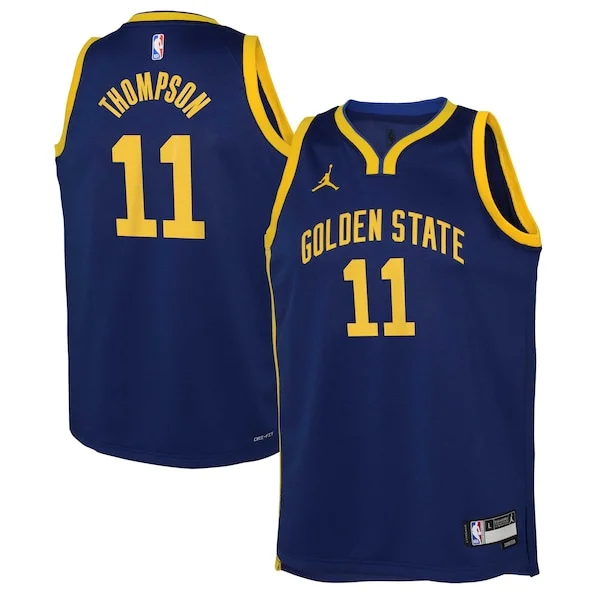 Lussuoso Pratico Klay Thompson Golden State Warriors Jordan Brand Youth Swingman Jersey Statement Edition Blue